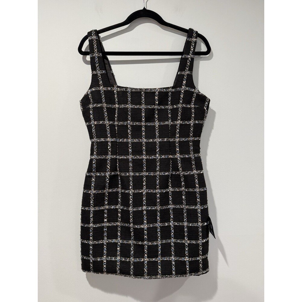 NEW Lulus Mini Dress Med. Quiet Luxury Academia Old Money Party Vacation Preppy